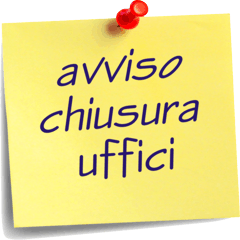 CHIUSURA UFFICIO