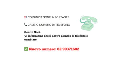 NUOVO NUMERO TELEFONICO