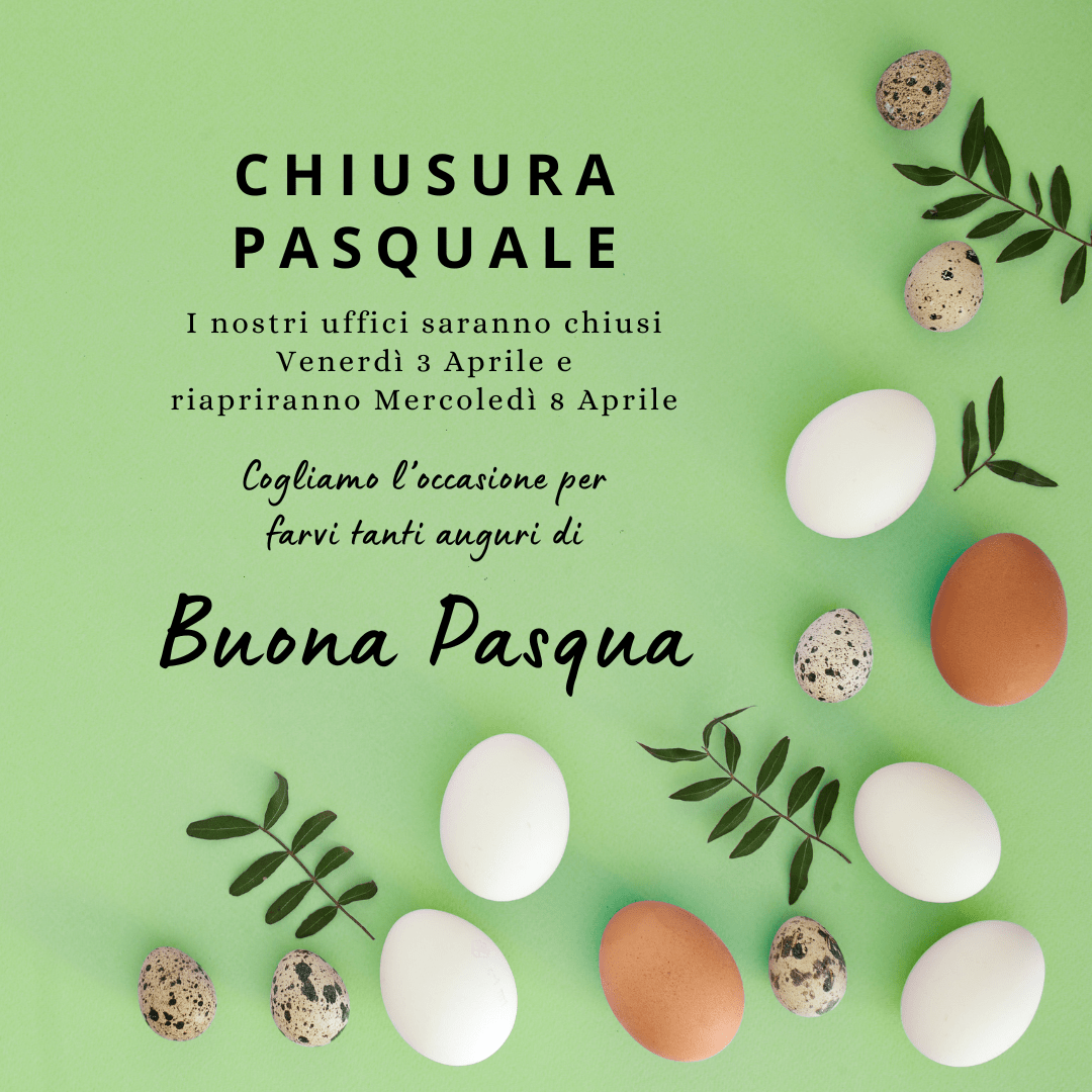 CHIUSURA UFFICI DAL 03 AL 07 APRILE 2026
