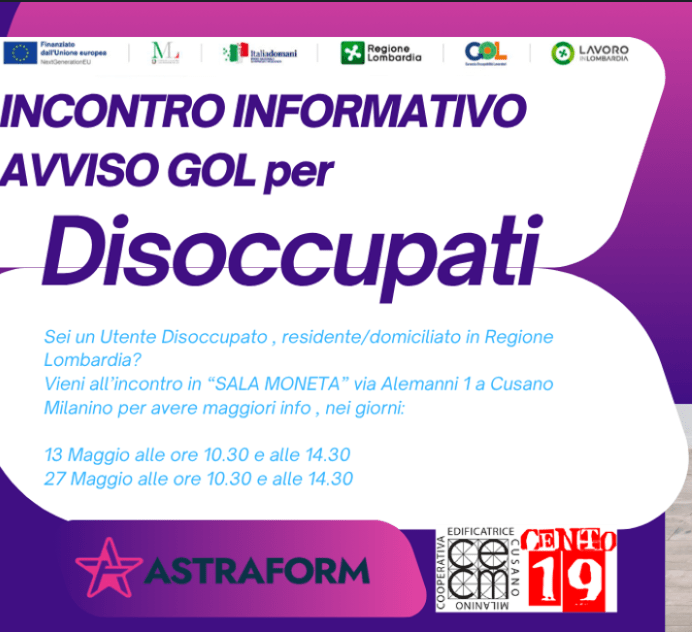 INCONTRI INFORMATIVI
